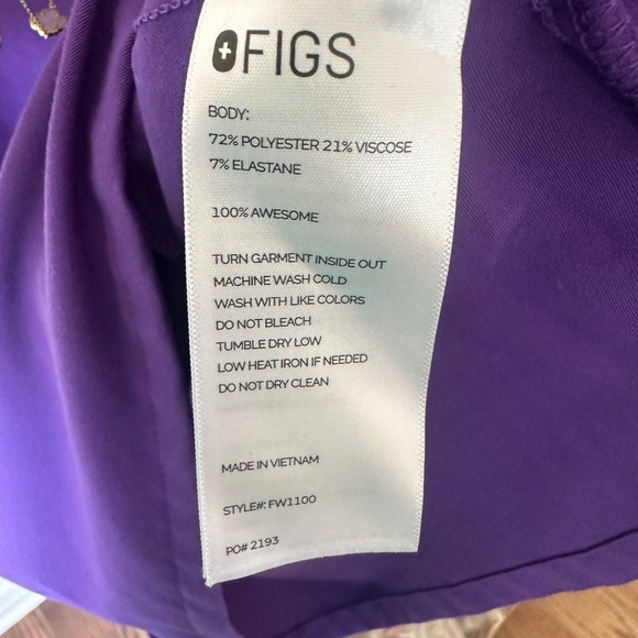 Figs Casma Three-Pocket Scrub Top - Picture 6 of 6